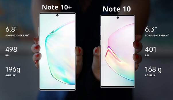 Samsung Galaxy Note 10 ve Note10+ Tanıtıldı